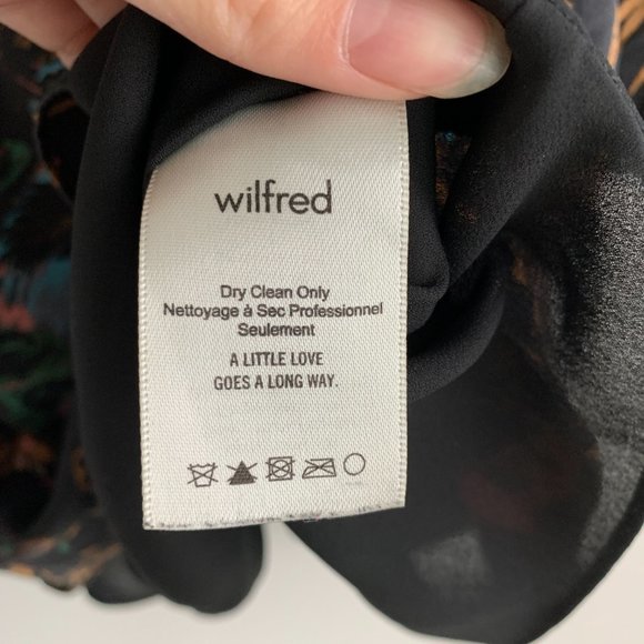 Aritzia Wilfred Shoulder Cut Out Top | Draveil Blouse | Size XXS - Picture 3 of 6